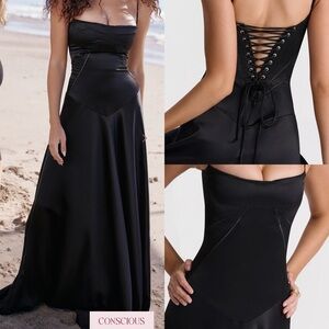 House of CB Black Annabella dress